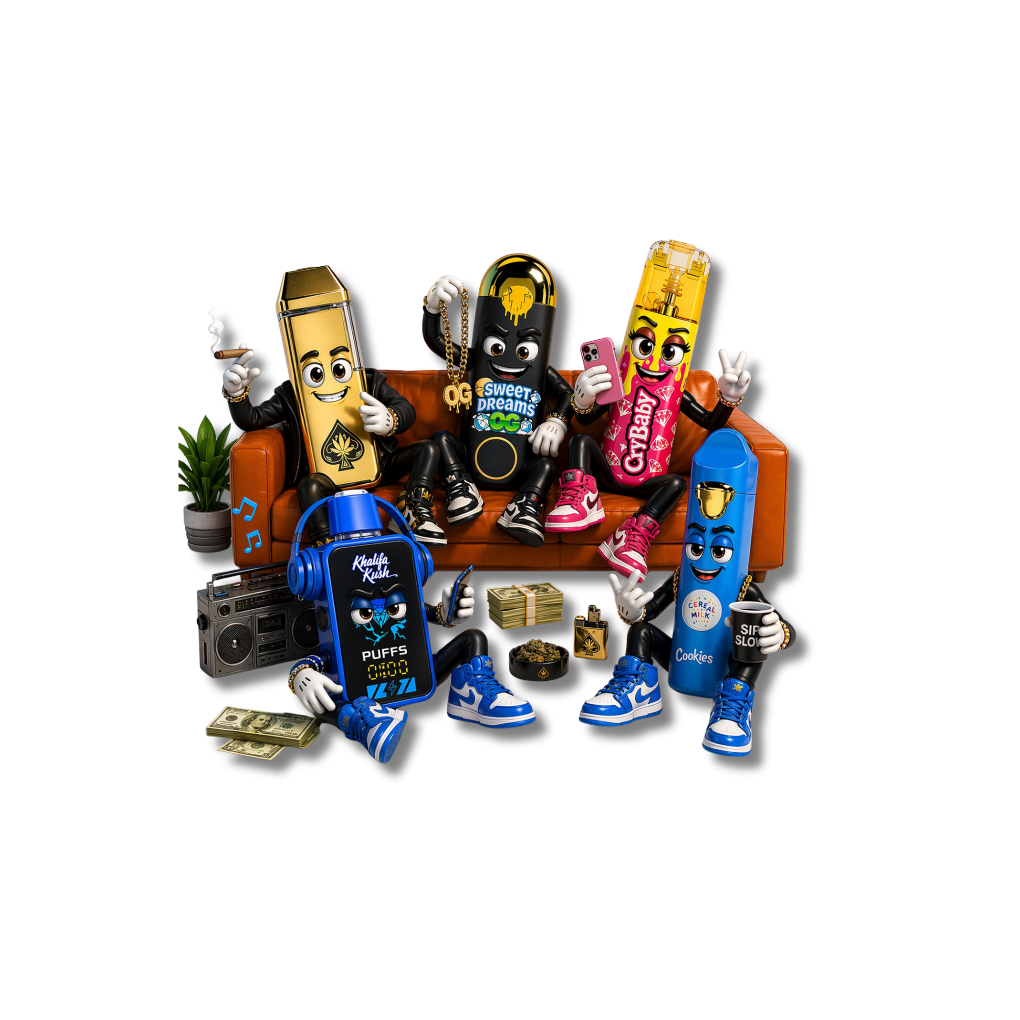 ¡Pack de 5 piezas mixtas sin seguro!