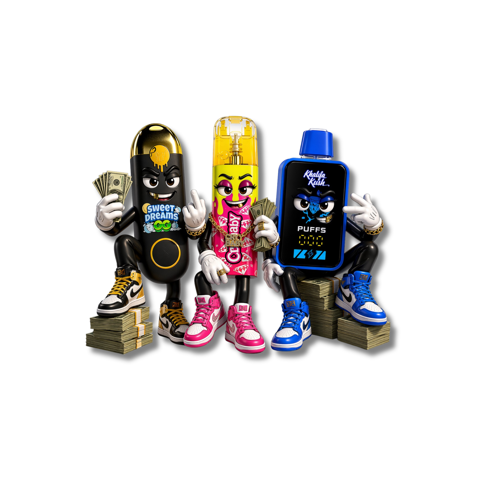 ¡Pack de 3 piezas mixtas sin seguro!