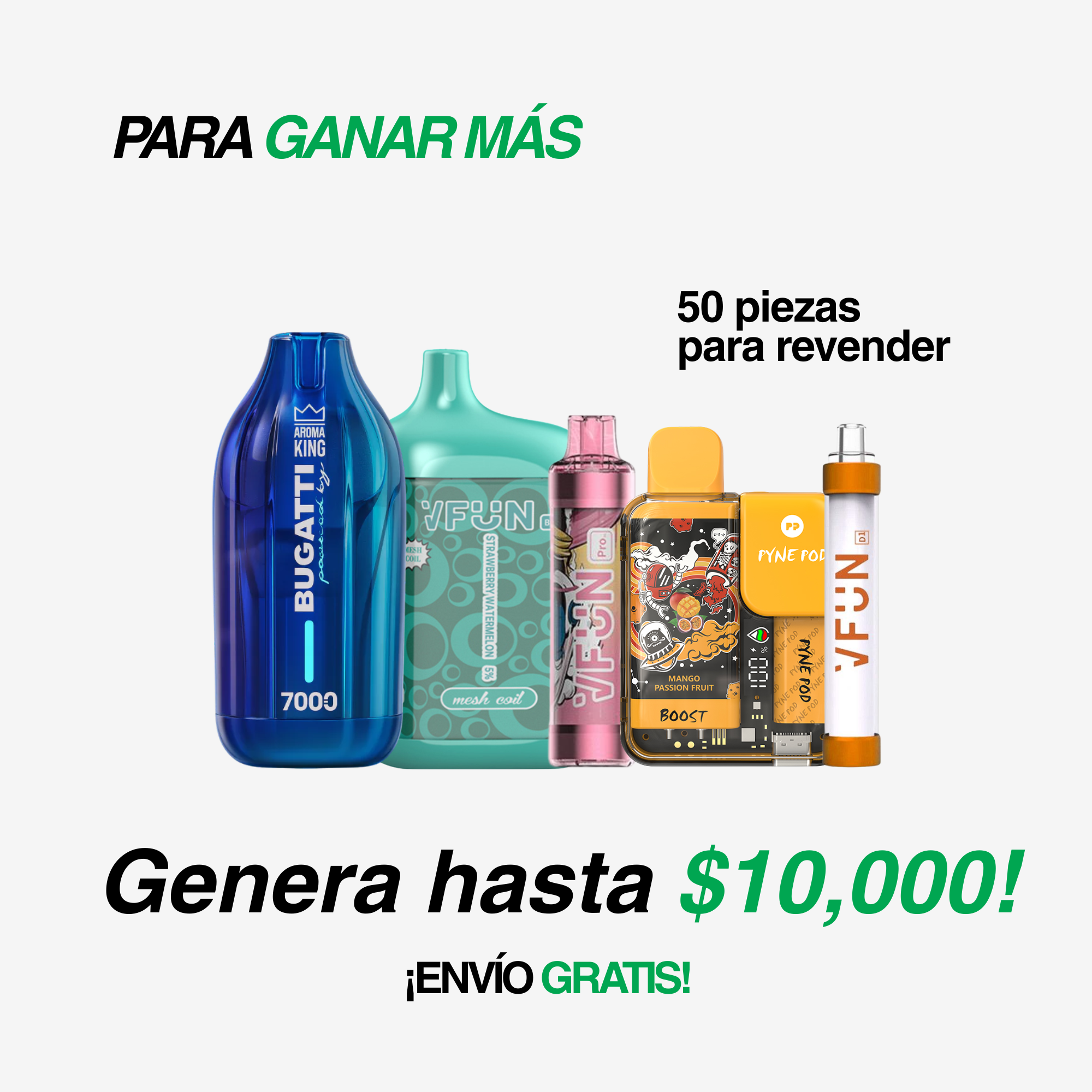 Para Ganar Más!