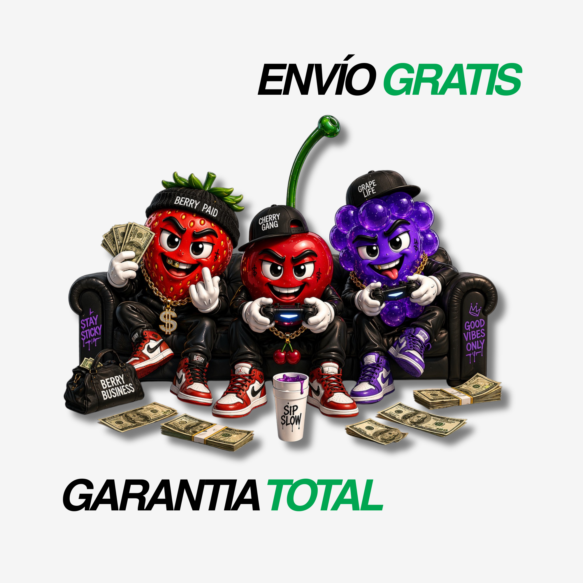 Pack de 3 bolsas de gomitas mágicas 3.5 grs!